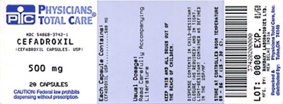 Image Of 500 mg Package Label (Package Label)